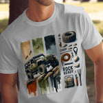 Men's Off-Road Adventure T-Shirt, Rock Ready Jeep Graphic Tee, Outdoor Enthusiast, Unique Gift for Jeep Lovers, All Terrain Vehicle Apparel