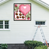 Box of Chocolate with Flowers Quilt Block Barn Quilt - Digital Download, Rustic Home Decor, DIY Wall Art Pattern, Crafting Project, Instant PDF File