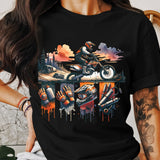 Vintage Motocross T-Shirt, Dirt Bike Graphic Tee, Men's Retro Motorcycle Shirt, Cool Biker Gifts, Racing Apparel, Unique Dirt Rider Top