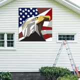 Eagle's Head Quilt Block Pattern - Digital Download PDF in 12x12, 24x24, and 48x48 Sizes for DIY Barn Quilt Decor