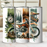Adventure Outdoor Tumblers, Hiking Camping Designs, Stainless Steel Travel Mugs, Nature Illustrated Drinkware, Gift for Outdoor Enthusiasts
