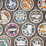 State Ornament Collection – Custom Home State & Travel Memory Ornaments