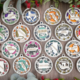 State Ornament Collection – Custom Home State & Travel Memory Ornaments