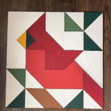 Cardinal Barn Quilt PDF Pattern, SVG Pattern, Wood quilt to paint for outdoors Bundle