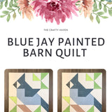 Blue Jay Barn Quilt Digital SVG PDF Pattern Bundle