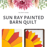 Sun Ray Barn Quilt PDF Pattern Bundle