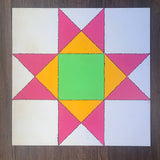 Ohio Star Painted Barn Quilt Digital SVG PDF Pattern Bundle