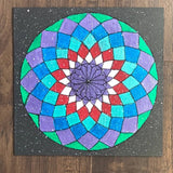 Dahlia Painted Wood barn Quilt Digital SVG PDF Pattern Bundle