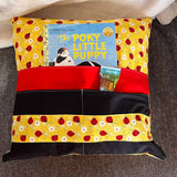 Patrón PDF de almohada de lectura de doble bolsillo