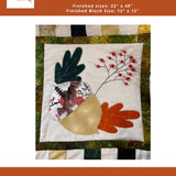 Fall Sampler Mini Quilt Acorn Block PFD Digital Pattern