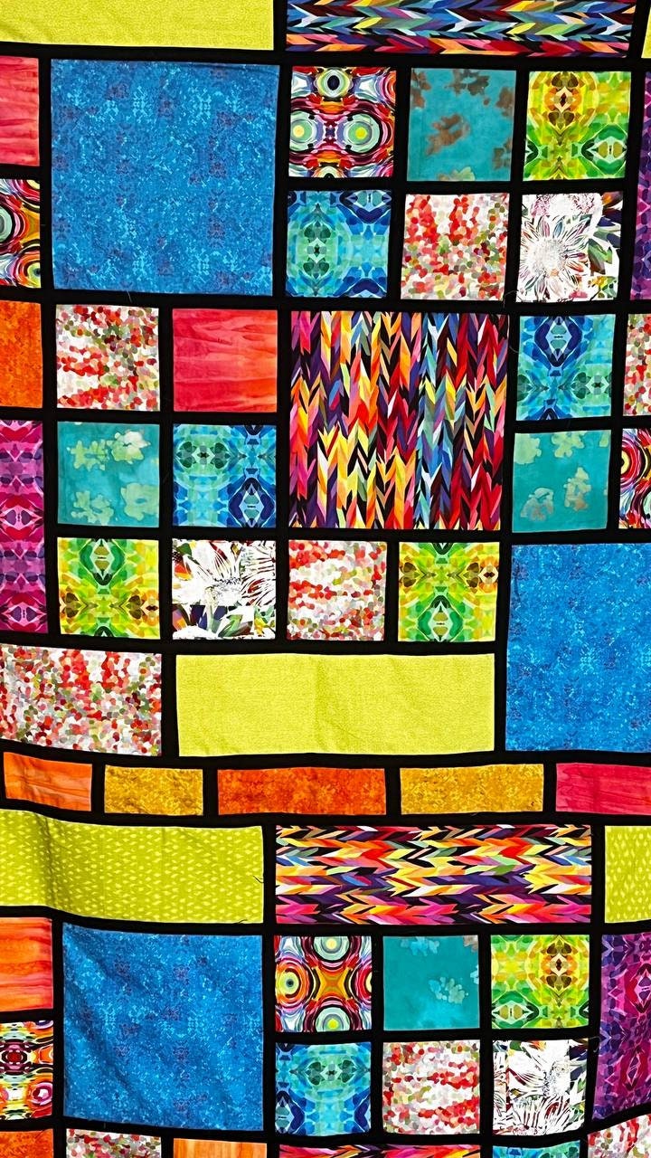 Stain Glass Quilt Pattern PDF Digital Pattern