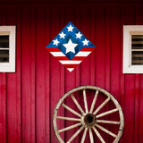 Patriotic Red White and Blue Painted Digital Barn Quilt PDF SVG Pattern Bundle