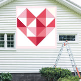Heart Painted barn Quilt Digital PDF SVG Pattern Bundle