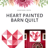 Heart Painted barn Quilt Digital PDF SVG Pattern Bundle