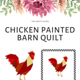 Chicken Barn Quilt Digital SVG PDF Pattern Bundle