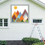 Mountains Barn Quilt Digital SVG PDF printable download pattern Bundle