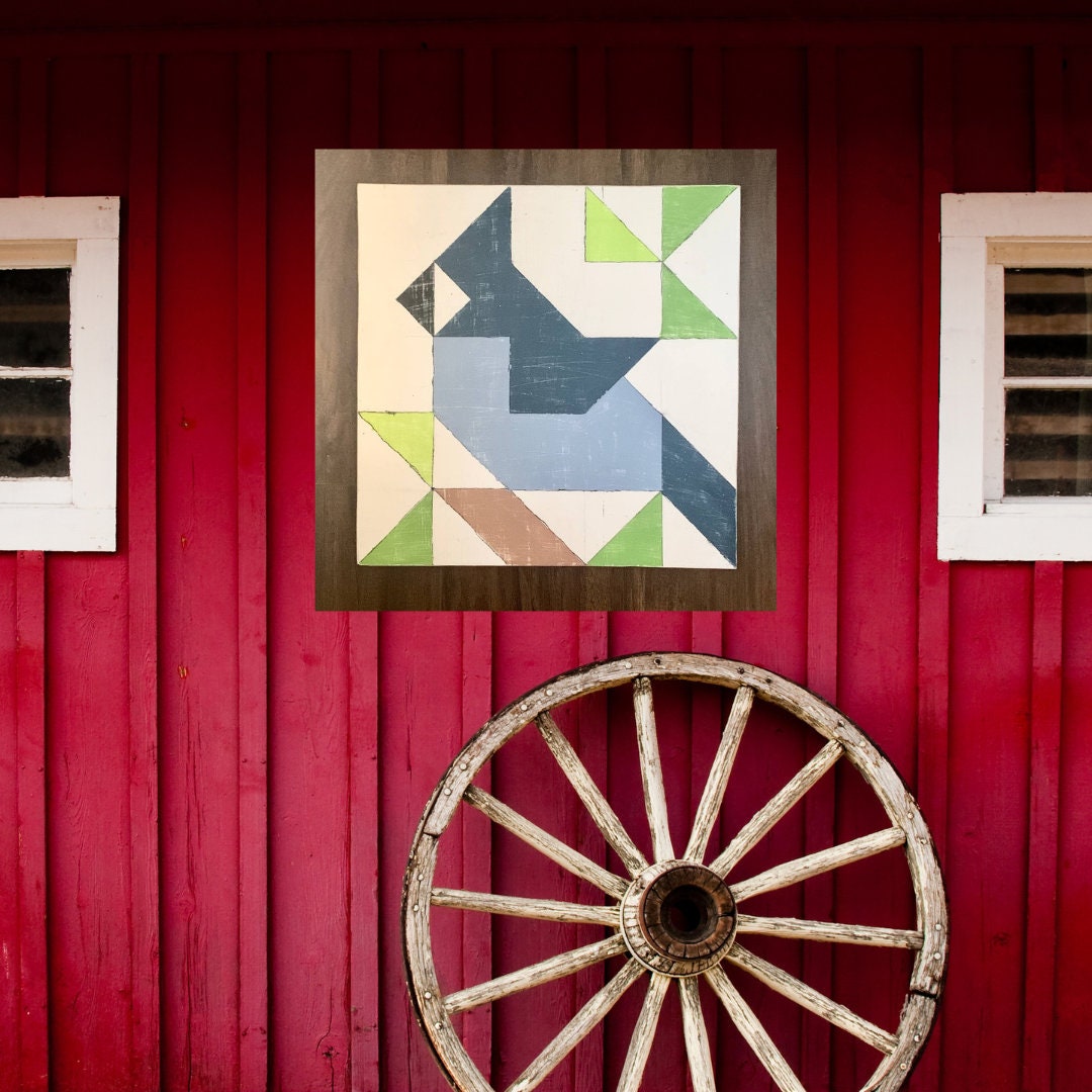 Blue Jay Barn Quilt Digital SVG PDF Pattern Bundle