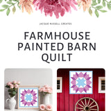 Carpenter Star Barn Quilt Digital PDF SVG Printable Pattern | Wood Barn Quilt | Paint yourself Barn Quilt downable PDF Bundle