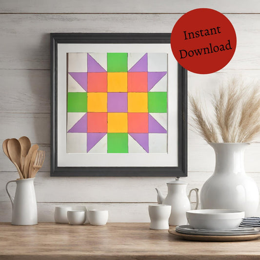 Sister's Choice Barn Quilt PDF Pattern Bundle