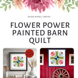 Flower Patch Barn Quilt Digital PDF SVG Downloadable Pattern Bundle