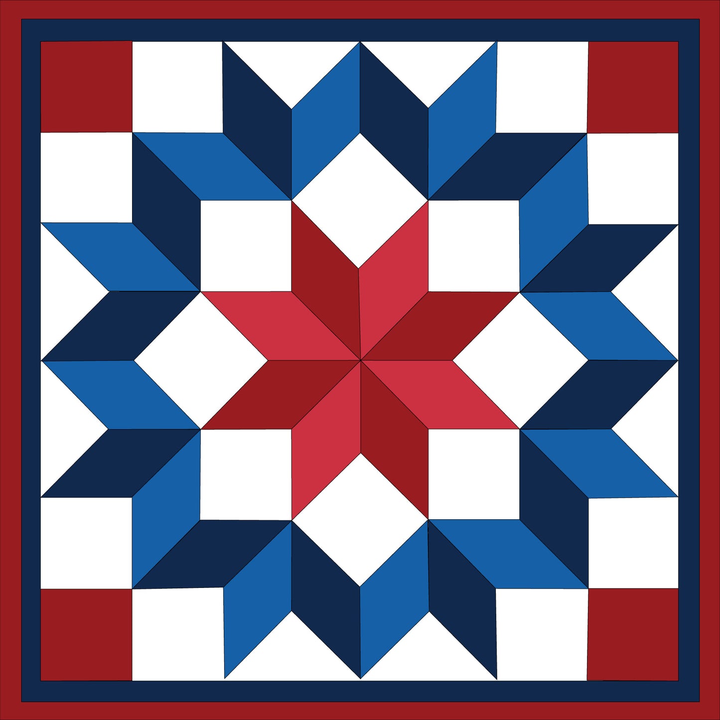 12x12" Carpenter Barn Quilt PDF Pattern, SVG Pattern, Wood quilt to paint for outdoors Bundle