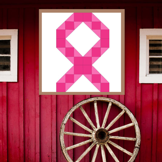 Awareness Ribbon Barn Quilt PDF Pattern, SVG Pattern, Wood quilt to paint for outdoors Bundle