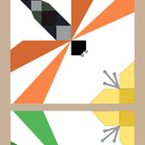 Dragonfly Group with Flowers Barn Quilt PDF Pattern, SVG Pattern, Wood quilt to paint for outdoors Bundle