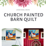 Church Barn Quilt Digital PDF Pattern Bundle
