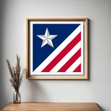 Flag Barn Quilt PDF Pattern, SVG Pattern, Wood quilt to paint for outdoors  Lighthouse barn quilt, Church barn quilt, barn barn quilt