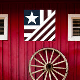 Flag Barn Quilt PDF Pattern, SVG Pattern, Wood quilt to paint for outdoors  Lighthouse barn quilt, Church barn quilt, barn barn quilt