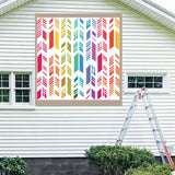 Feather barn Quilt PDF Pattern, SVG Pattern, Wood quilt to paint for outdoors Bundle, Barn quilt, wood painted barn quilt patterns