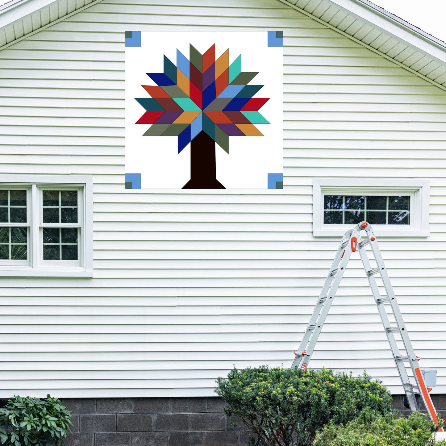 48x48" Tree of Life  Barn Quilt PDF Pattern, SVG Pattern, Wood quilt to paint for outdoors Bundle