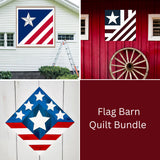 Flag Barn Quilt PDF Pattern, SVG Pattern, Wood quilt to paint for outdoors  Lighthouse barn quilt, Church barn quilt, barn barn quilt
