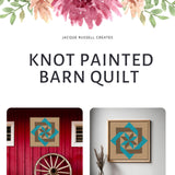 Knot Maze Quilt Block Barn Quilt - Digital Download, Intricate DIY Wall Art Pattern, Rustic Home Decor, Quilting Project, Instant PDF Download