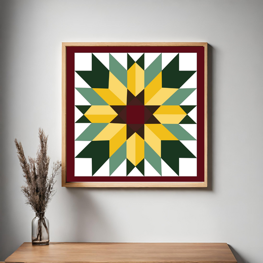 Large Sunflower barn Quilt PDF Pattern, SVG Pattern, Wood quilt to paint for outdoors Bundle, Barn quilt, wood painted barn quilt patterns