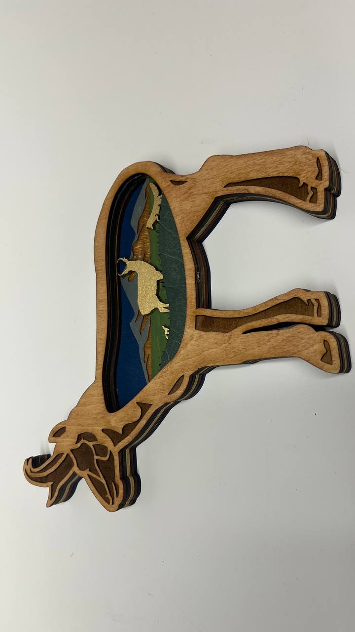 5-Layer Antelope Laser Cut Digital File - SVG, PDF, AI, DWF, EPS for CNC & Crafting