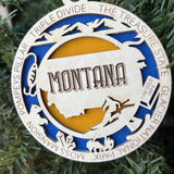 State Ornament Collection – Custom Home State & Travel Memory Ornaments