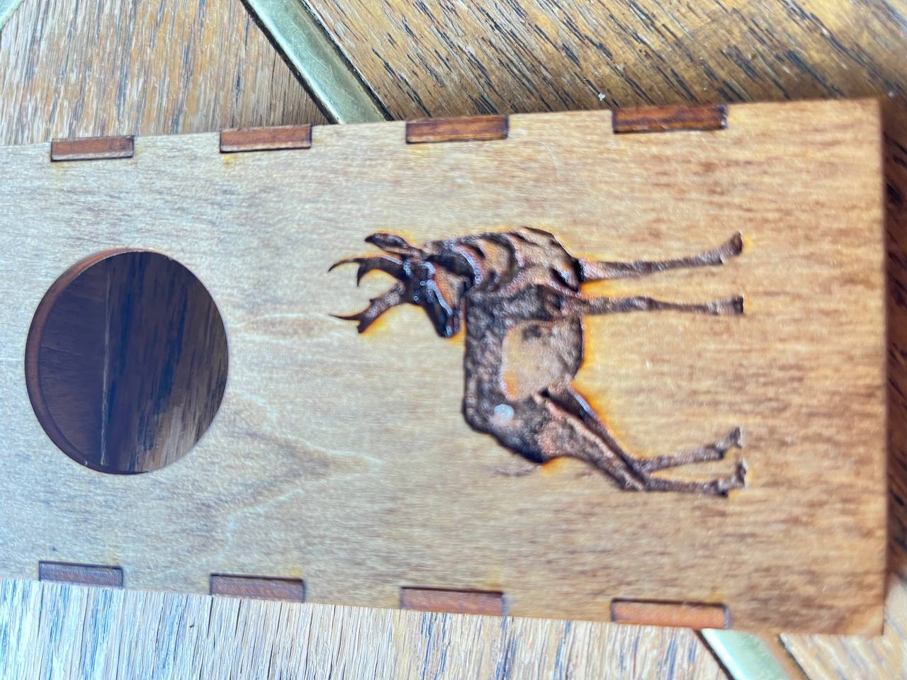 Customizable Mini Tabletop Cornhole Game – Personalized Wooden Bottle Cap Toss with Engraving – Rustic Cabin or Camping Game (5"x2.75"x1.5")