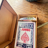 Euchre Scorekeeper Game – Handcrafted Wooden Peg Board with Cards & Pegs – Portable Euchre Set (5.25"x3.25"x1.5")