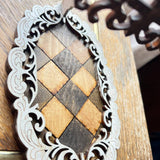 Halloween Skeleton Hand Candle Holder – Handcrafted Wooden Gothic Tea Light Stand – Rustic Spooky Tabletop Decor (13.5"x9")