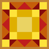 Sunset Barn Quilt PDF Pattern, SVG Pattern, Wood quilt to paint for outdoors Bundle