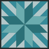 Shooting Star Barn Quilt PDF Pattern, SVG Pattern, Wood quilt to paint for outdoors Bundle