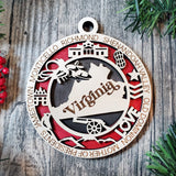 State Ornament Collection – Custom Home State & Travel Memory Ornaments