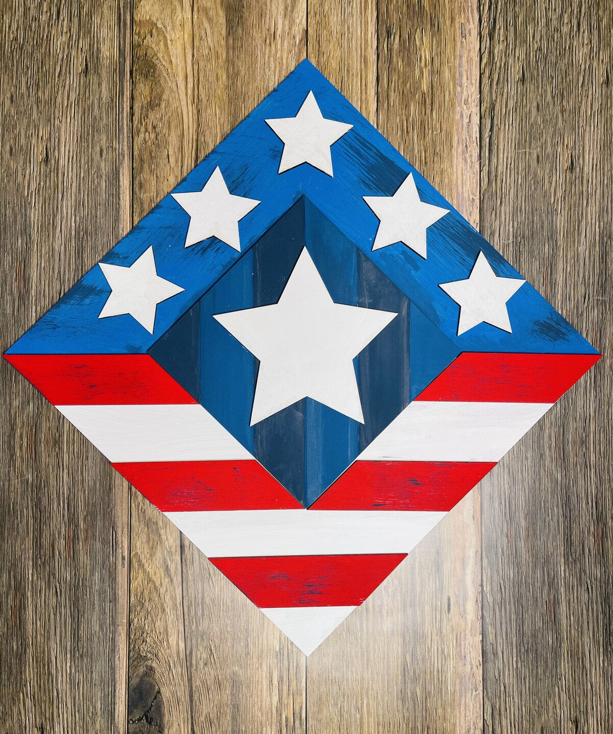 6 Patriotic Painted Barn Quilt PDF Pattern